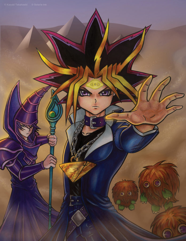 “Yu Gi Oh!” Fan Art – Isiah Xavier Bradley Art